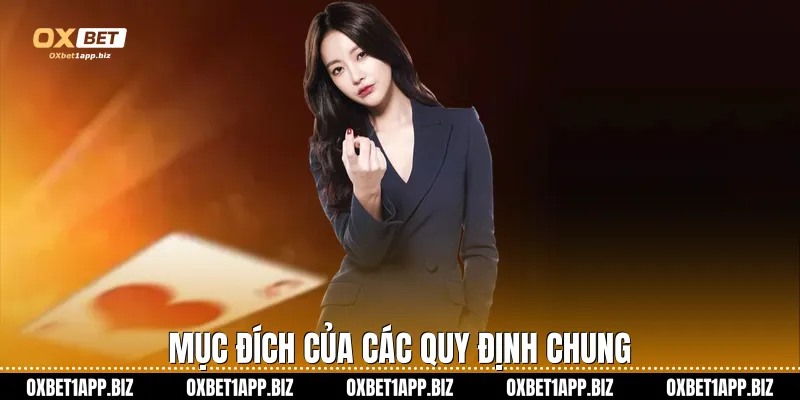 Miễn trừ trách nhiệm Mục đích của các quy định chung